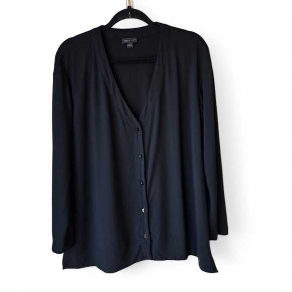 J. Jill Sweaters - J Jill Women's Black Cardigan Size S Wearever Collection Stretch Minimalist